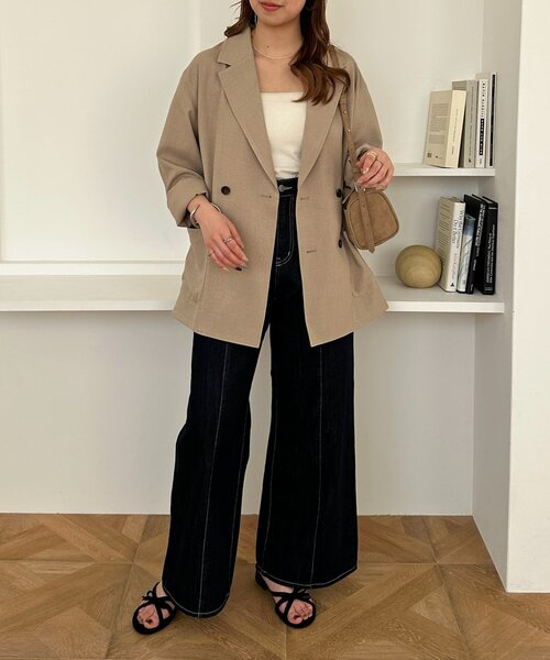 DISCOAT（ディスコート）の「ベロアクロスリボンミュール（サンダル・レディース・ブラック/ブラウン・MEDIUM/LARGE）」の6枚目の写真