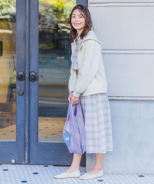 ITS'DEMO（イッツデモ）の「【花粉防止／洗濯機OK】ダンボールパーカー（パーカー・レディース・ベビーピンク/ブラック/アイボリー/ナチュラル・00）」の18枚目の写真