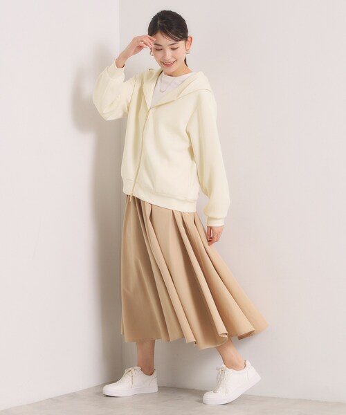 ITS'DEMO（イッツデモ）の「【花粉防止／洗濯機OK】ダンボールパーカー（パーカー・レディース・ベビーピンク/ブラック/アイボリー/ナチュラル・00）」の20枚目の写真