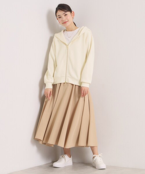 ITS'DEMO（イッツデモ）の「【花粉防止／洗濯機OK】ダンボールパーカー（パーカー・レディース・ベビーピンク/ブラック/アイボリー/ナチュラル・00）」の21枚目の写真