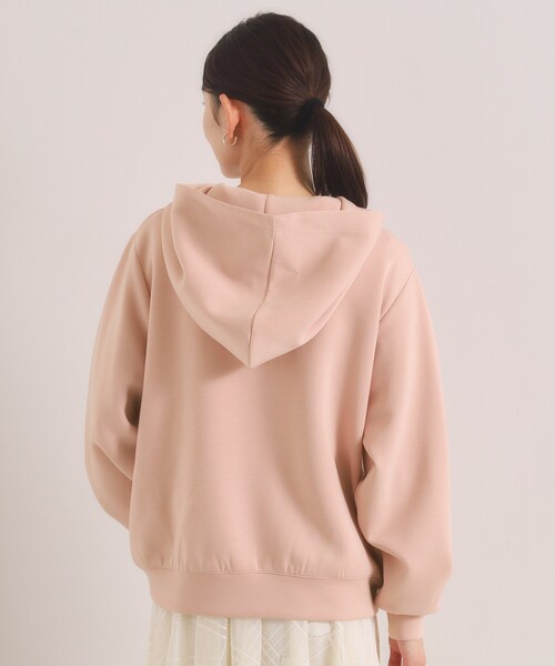 ITS'DEMO（イッツデモ）の「【花粉防止／洗濯機OK】ダンボールパーカー（パーカー・レディース・ベビーピンク/ブラック/アイボリー/ナチュラル・00）」の10枚目の写真