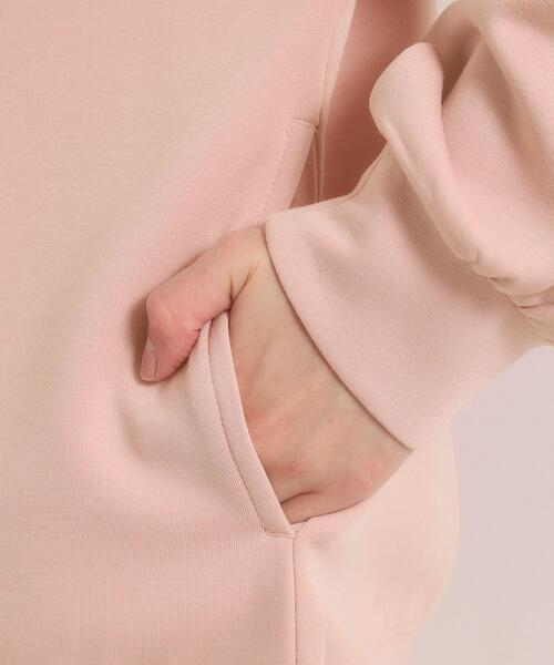 ITS'DEMO（イッツデモ）の「【花粉防止／洗濯機OK】ダンボールパーカー（パーカー・レディース・ベビーピンク/ブラック/アイボリー/ナチュラル・00）」の13枚目の写真