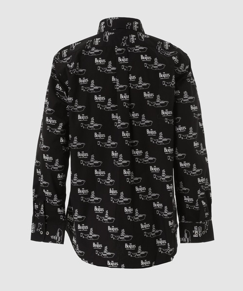 THE BEATLES CdG SUBMARINE PRINTED LONG SLEEVE SHIRT BLACK（シャツ