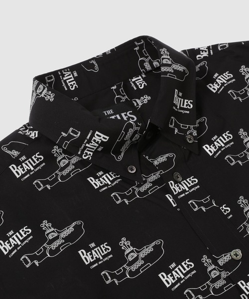 THE BEATLES CdG SUBMARINE PRINTED LONG SLEEVE SHIRT BLACK（シャツ