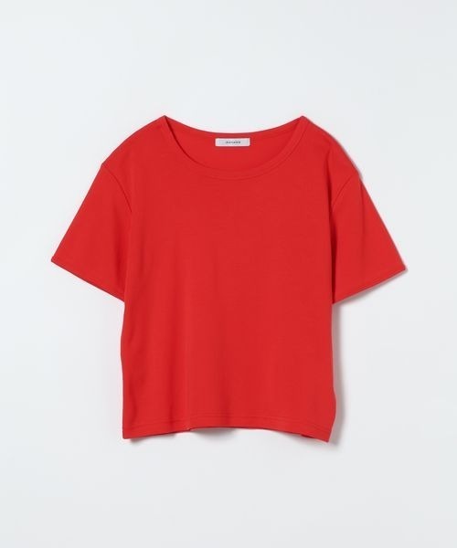 JEANASIS（ジーナシス）の「SuperiorコットンフライスTEE SS/666094（Tシャツ/カットソー・レディース・ブラック/グレー/レッド/ホワイト/ライトブルー・FREE）」の5枚目の写真