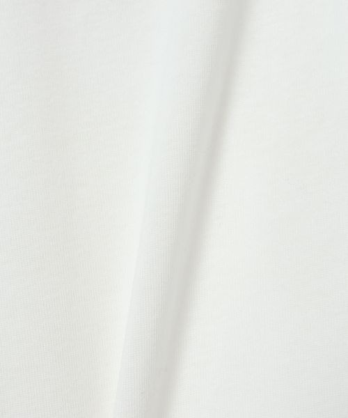 JEANASIS（ジーナシス）の「SuperiorコットンフライスTEE SS/666094（Tシャツ/カットソー・レディース・ブラック/グレー/レッド/ホワイト/ライトブルー・FREE）」の12枚目の写真