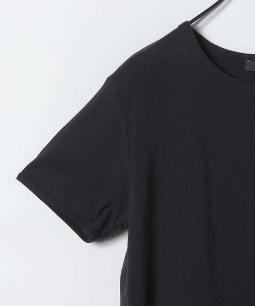 JEANASIS（ジーナシス）の「SuperiorコットンフライスTEE SS/666094（Tシャツ/カットソー・レディース・ブラック/グレー/レッド/ホワイト/ライトブルー・FREE）」の8枚目の写真