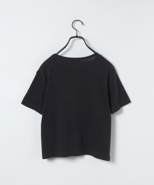 JEANASIS（ジーナシス）の「SuperiorコットンフライスTEE SS/666094（Tシャツ/カットソー・レディース・ブラック/グレー/レッド/ホワイト/ライトブルー・FREE）」の6枚目の写真