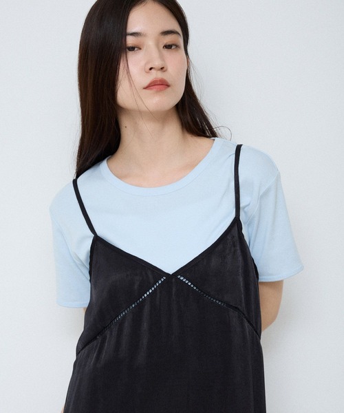 JEANASIS（ジーナシス）の「SuperiorコットンフライスTEE SS/666094（Tシャツ/カットソー・レディース・ブラック/グレー/レッド/ホワイト/ライトブルー/グリーン系その他・FREE）」の16枚目の写真