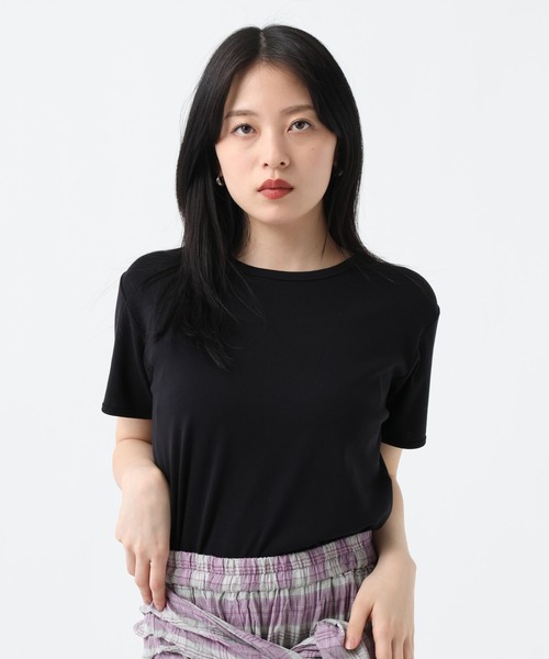 JEANASIS（ジーナシス）の「SuperiorコットンフライスTEE SS/666094（Tシャツ/カットソー・レディース・ブラック/グレー/レッド/ホワイト/ライトブルー/グリーン系その他・FREE）」の18枚目の写真