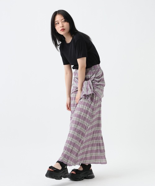 JEANASIS（ジーナシス）の「SuperiorコットンフライスTEE SS/666094（Tシャツ/カットソー・レディース・ブラック/グレー/レッド/ホワイト/ライトブルー/グリーン系その他・FREE）」の20枚目の写真