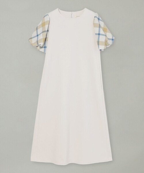 CB CRESTBRIDGE（シービークレストブリッジ）の「【Meシリーズ】パフスリーブチェックワンピース（ワンピース・レディース・ダークネイビー/ホワイト系その他/ベビーピンク・M/S）」の15枚目の写真