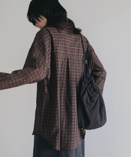 anuke（アンヌーク）の「Nylon Knapsack（ハンドバッグ・レディース・ブラック/ベージュ・FREE）」の5枚目の写真