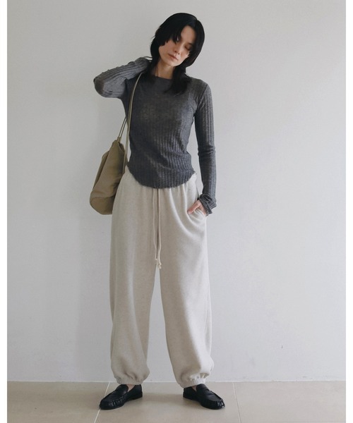 anuke（アンヌーク）の「Nylon Knapsack（ハンドバッグ・レディース・ブラック/ベージュ・FREE）」の8枚目の写真