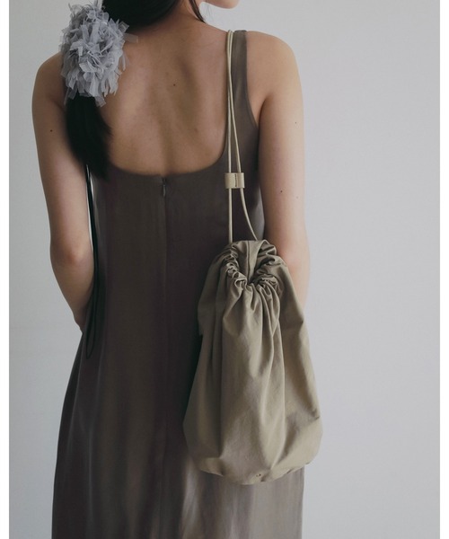 anuke（アンヌーク）の「Nylon Knapsack（ハンドバッグ・レディース・ブラック/ベージュ・FREE）」の15枚目の写真