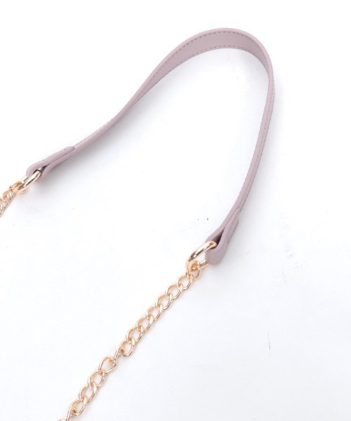 axes femme(アクシーズファム)の「チャーム付ローズキルトバッグ(ボストンバッグ・レディース・キナリ/ピンク/ダークブラウン・FREE)」の19枚目の写真