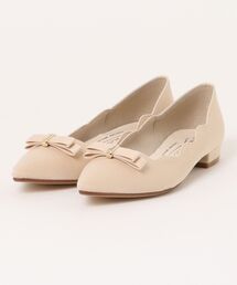 JOLI ENCORE ジョリーアンコール POINTED F PPS 2 ポインテッドフラワーカットパンプス 2 JE80266 BEIGE