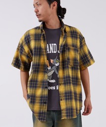 improves（インプローブス）の「ヴィンテージライク 半袖チャックシャツ（シャツ/ブラウス）」