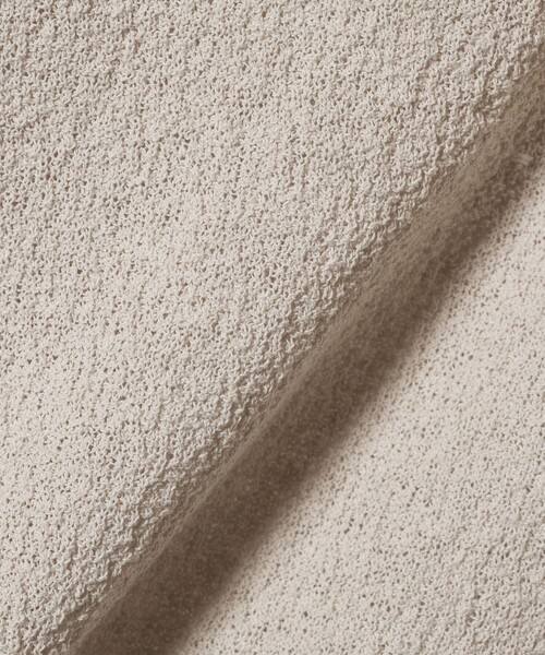 BEAUTY&YOUTH UNITED ARROWS（ビューティーアンドユースユナイテッドアローズ）の「テクスチャード 3ボタン ヘンリーネック ニット ウォッシャブル（ニット/セーター・メンズ・ナチュラル/ダークグレー・L/XL/M/S）」の4枚目の写真