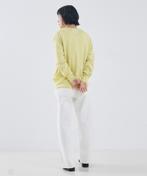 collex（コレックス）の「シアーラインカーディガン（カーディガン/ボレロ・レディース・ピンク/ライトブルー/ブラック・フリー）」の7枚目の写真