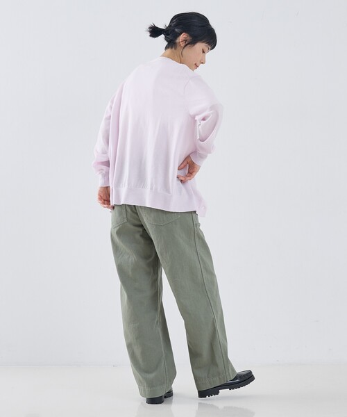 collex（コレックス）の「シアーラインカーディガン（カーディガン/ボレロ・レディース・ピンク/ライトブルー/ブラック・フリー）」の14枚目の写真