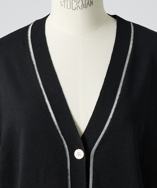 collex（コレックス）の「シアーラインカーディガン（カーディガン/ボレロ・レディース・ピンク/ライトブルー/ブラック・フリー）」の21枚目の写真