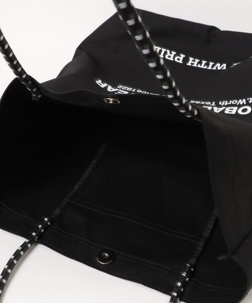 Dickies(ディッキーズ)の「DICKIES / DK LOGO PRINT ROPE TOTE BAG / 81638500(トートバッグ・レディース・オフホワイト/ブラック/アイボリー・ONESIZE)」の6枚目の写真