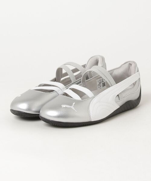 PUMA(プーマ)の「PUMA(プーマ) ウィメンズ スピードキャット バレエ メタリック スニーカー(スニーカー・レディース・シルバー・23.5cm/25.0cm/24.5cm/24.0cm/23.0cm)」の1枚目の写真