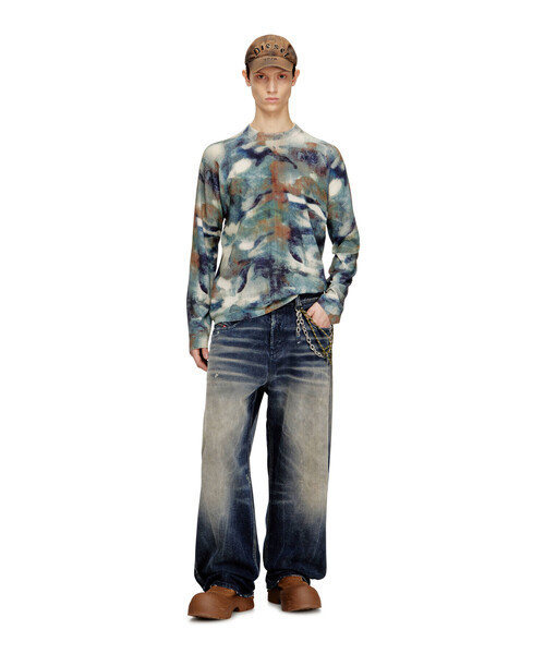 DIESEL（ディーゼル）の「メンズ プルオーバーニット K-ILLUM（ニット/セーター・メンズ・アーミー・SMALL）」の3枚目の写真