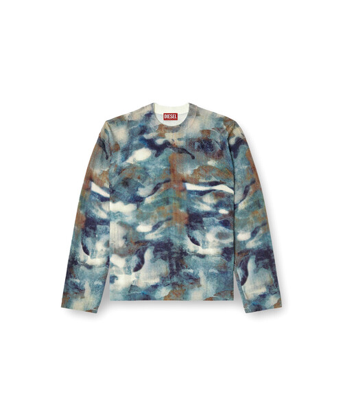 DIESEL（ディーゼル）の「メンズ プルオーバーニット K-ILLUM（ニット/セーター・メンズ・アーミー・SMALL）」の6枚目の写真