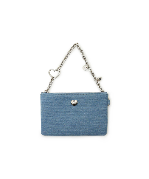 LAP(ラップ)の「LOVE CHAIN TOTE BAG AS7AB203(メッセンジャーバッグ・レディース・ネイビー/ブルー/ブラック・FREE)」の3枚目の写真