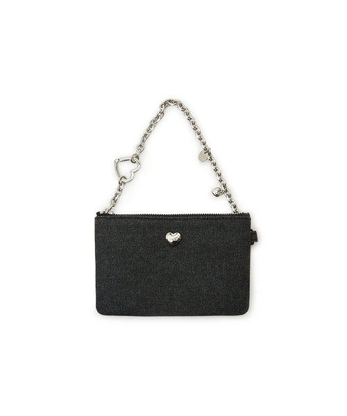 LAP(ラップ)の「LOVE CHAIN TOTE BAG AS7AB203(メッセンジャーバッグ・レディース・ネイビー/ブルー/ブラック・FREE)」の1枚目の写真