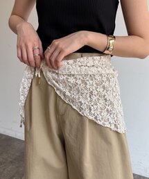 DouDou（ドゥドゥ）の「レースマグネット付スカーフ（ストール/ショール）」