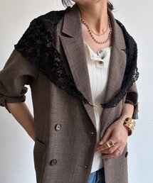 DouDou（ドゥドゥ）の「レースマグネット付スカーフ（ストール/ショール）」