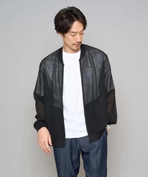 a.v.v | 【洗濯機で洗える】ヘリンボーンシアーリブブルゾン(ブルゾン)