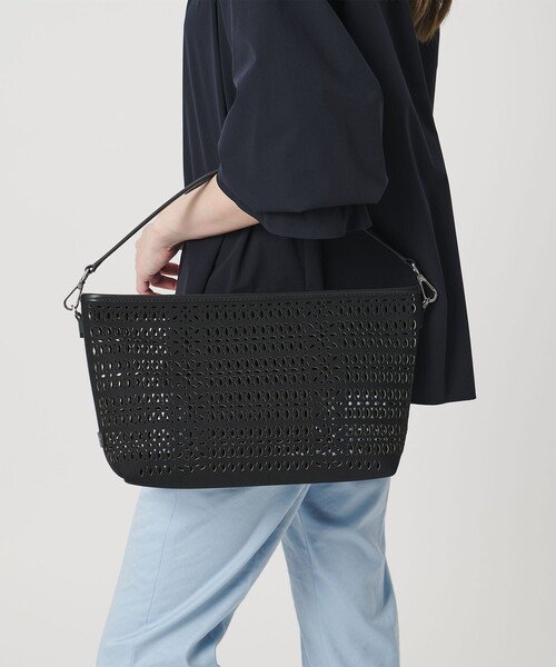 GIANNI CHIARINI(ジャンニ キアリーニ)の「<GIANNI CHIARINI>MUSHUP ショルダーバッグ(ショルダーバッグ・レディース・オフホワイト/ブラック・FREE)」の21枚目の写真
