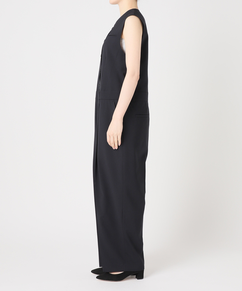 journal standard L'essage（ジャーナルスタンダードレサージュ）の「ウーリーノライトALL IN ONE（つなぎ/オールインワン・レディース・グレー/ネイビー・38/36）」の10枚目の写真