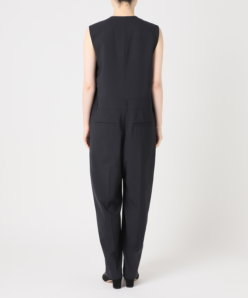 journal standard L'essage（ジャーナルスタンダードレサージュ）の「ウーリーノライトALL IN ONE（つなぎ/オールインワン・レディース・グレー/ネイビー・38/36）」の11枚目の写真