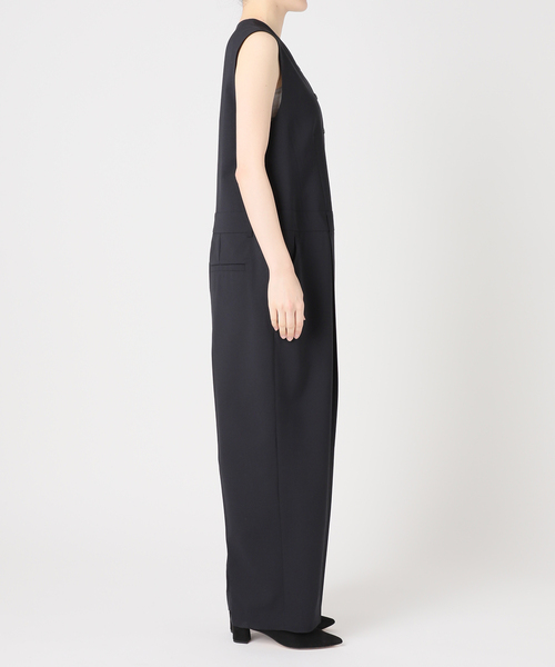 journal standard L'essage（ジャーナルスタンダードレサージュ）の「ウーリーノライトALL IN ONE（つなぎ/オールインワン・レディース・グレー/ネイビー・38/36）」の12枚目の写真