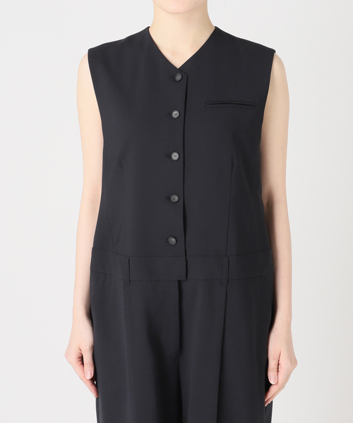 journal standard L'essage（ジャーナルスタンダードレサージュ）の「ウーリーノライトALL IN ONE（つなぎ/オールインワン・レディース・グレー/ネイビー・38/36）」の13枚目の写真