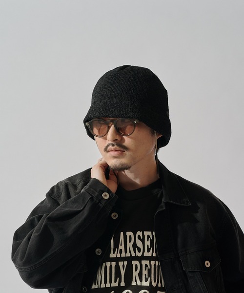 CPH（シーピーエイチ）の「【CPH】knit cap flared brim（ニットキャップ/ビーニー・メンズ・ブラック・FREE）」の4枚目の写真