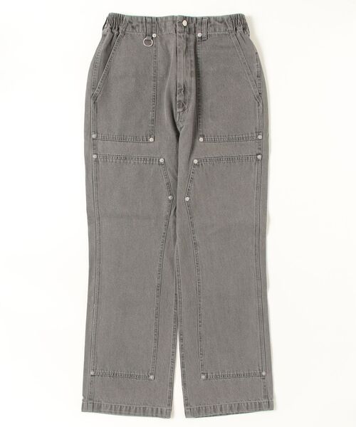 fridge（フリッジ）の「【SUPERTHANKS】スーパーサンクス Duble Knee Baker Pants（デニムパンツ・メンズ・グレー系その他/ブルー系その他・MEDIUM/LARGE/SMALL）」の2枚目の写真