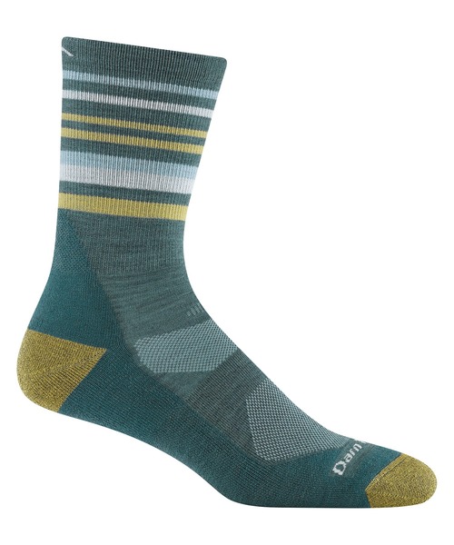 DARN TOUGH VERMONT(ダーンタフバーモント)の「DARN TOUGH/ダーンタフ 5012 Fastpack Micro Crew Lightweight Hiking Socks(ソックス/靴下・メンズ・ホワイト/チャコールグレー/ブルーグリーン・LARGE/MEDIUM)」の3枚目の写真