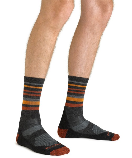 DARN TOUGH VERMONT(ダーンタフバーモント)の「DARN TOUGH/ダーンタフ 5012 Fastpack Micro Crew Lightweight Hiking Socks(ソックス/靴下・メンズ・ホワイト/チャコールグレー/ブルーグリーン・LARGE/MEDIUM)」の9枚目の写真