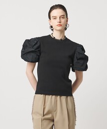 アストラット ASTRAET 黒 フリル カットソー ブラック ASTRAET｜アストラットのトップス（ブラック/黒色系）通販 - ZOZOTOWN
