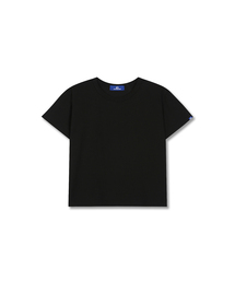 ドルフィン ウィメンズ セミクロップ ルーズフィット コットン スパン 半袖 Tシャツ 3COLOR