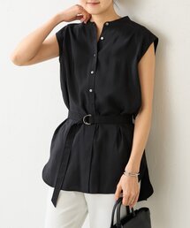 シャツ/ブラウス ジレ ベスト チュニック」に該当するトップス（袖なし