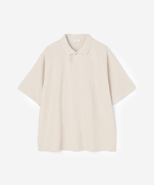 handvaerk(ハンドバーク)の「handvaerk | コットンピケ ポロシャツ MEN(ポロシャツ・メンズ・チャコール/グリーン系その他/ライトグレー・M/S/L)」の2枚目の写真