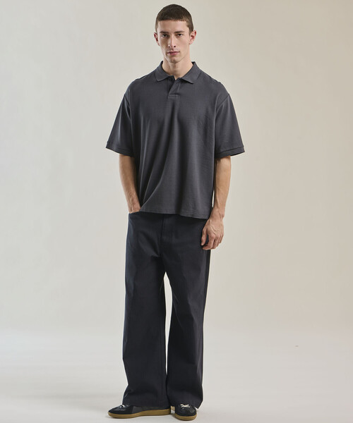 handvaerk(ハンドバーク)の「handvaerk | コットンピケ ポロシャツ MEN(ポロシャツ・メンズ・チャコール/グリーン系その他/ライトグレー・M/S/L)」の15枚目の写真