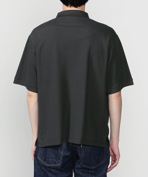handvaerk(ハンドバーク)の「handvaerk | コットンピケ ポロシャツ MEN(ポロシャツ・メンズ・チャコール/グリーン系その他/ライトグレー・M/S/L)」の6枚目の写真